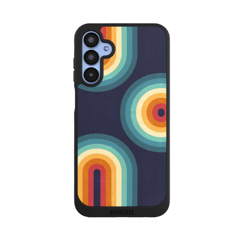 Galaxy A15 5G NIVOpure Double Rainbow on Blue