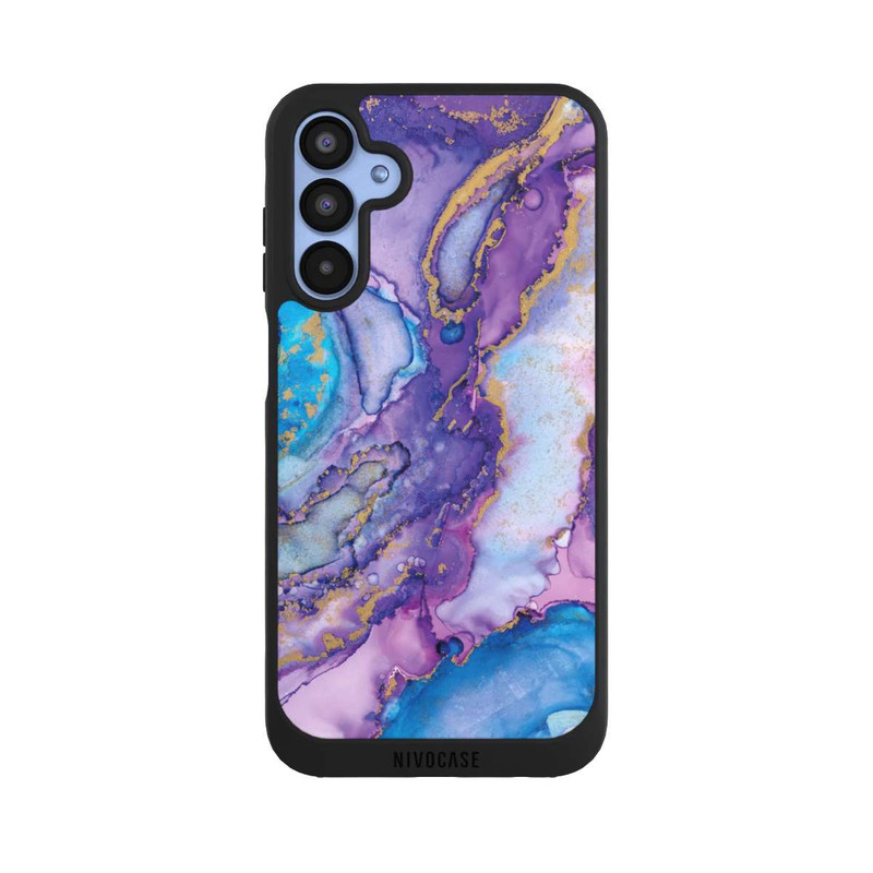 Galaxy A15 5G NIVOpure Encre tourbillonnante violette et bleue