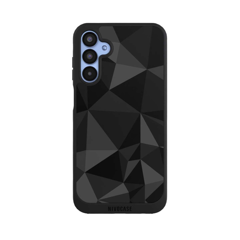 Galaxy A15 5G NIVOpure Polygonmuster schwarz
