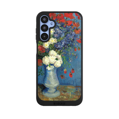 Samsung Galaxy A15 5G NIVOpure Vase avec Bleuets et Coquelicots - Vicent Van Gogh