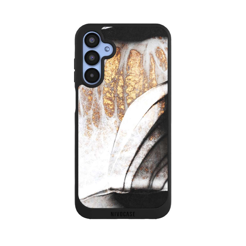 Galaxy A15 5G NIVOpure Schwarze und goldene Adern