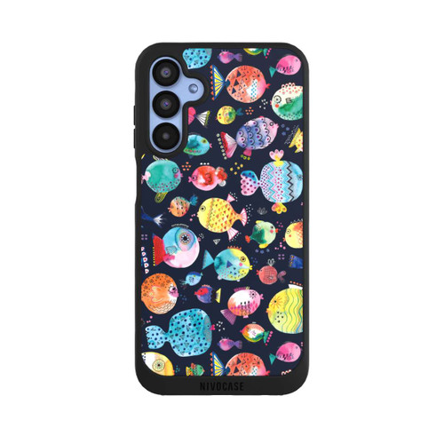 Samsung Galaxy A15 5G NIVOpure Plage Puffer poissons Enfant Marine