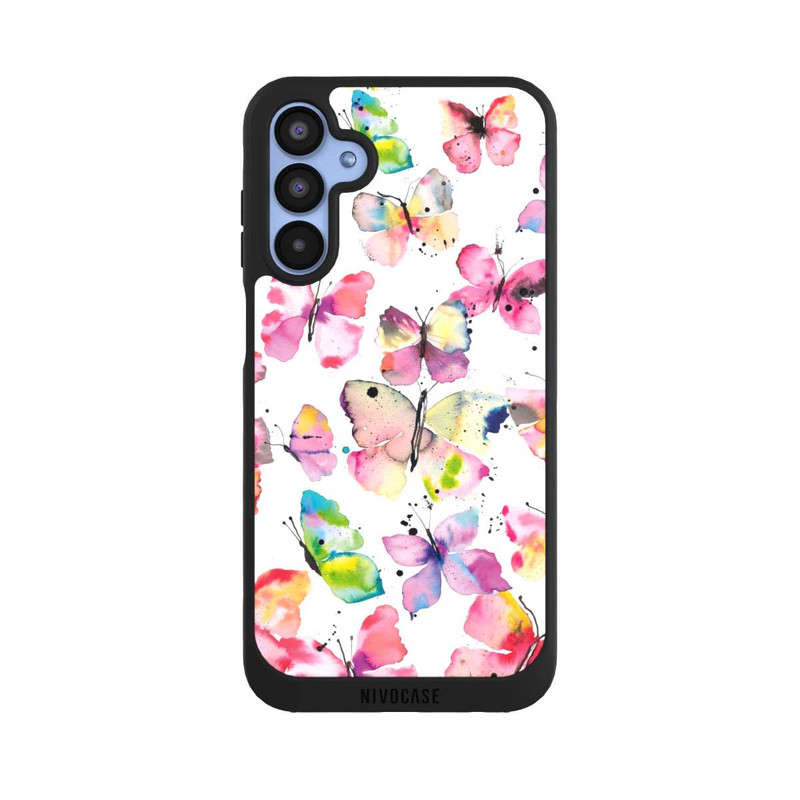 Galaxy A15 5G NIVOpure Papillons de printemps aquarelle
