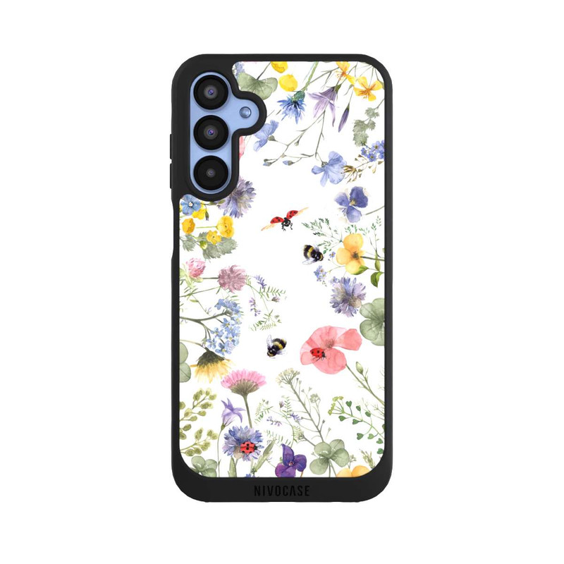 Galaxy A15 5G NIVOpure Bunte Frühlingsblumen und Bienen