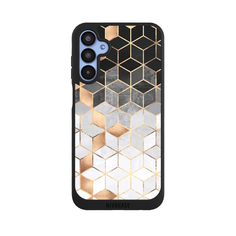 Galaxy A15 5G NIVOpure Würfel dunkel und gold