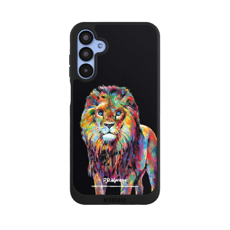 Galaxy A15 5G NIVOpure Löwe Bunte Kunst von P.D. Moreno