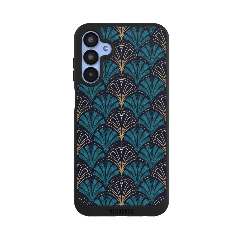 Galaxy A15 5G NIVOpure Art Deco Aquamarin Gold