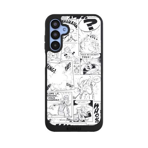 Samsung Galaxy A15 5G NIVOpure Asterix Comic Schwarz und Weiß