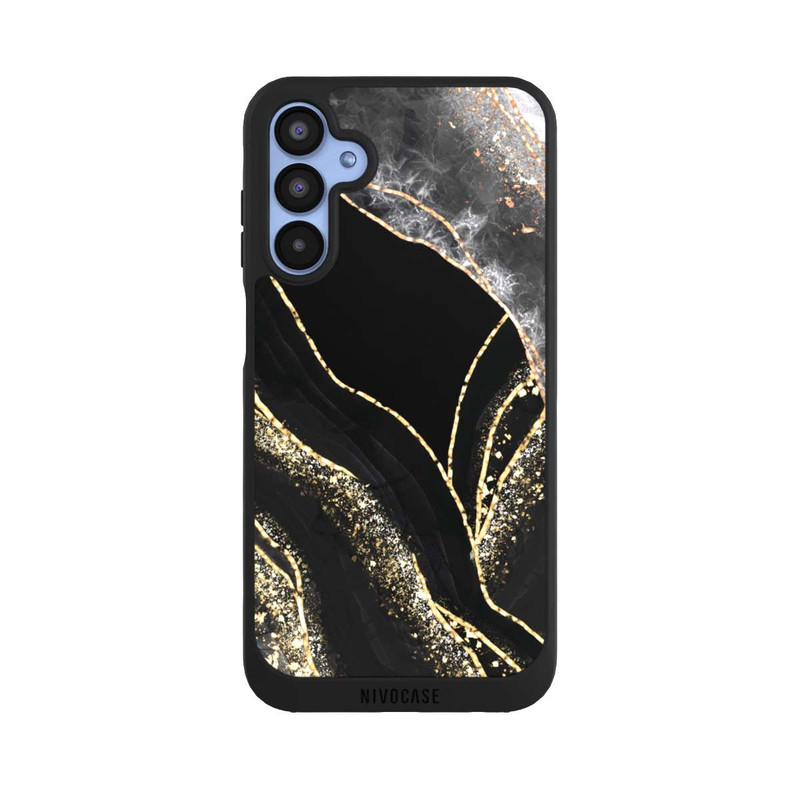 Galaxy A15 5G NIVOpure Dunkler Marmor Gold