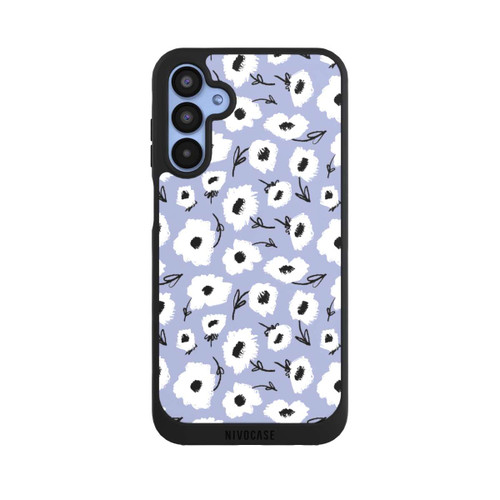 Samsung Galaxy A15 5G NIVOpure Pattern Fleurs Lilas