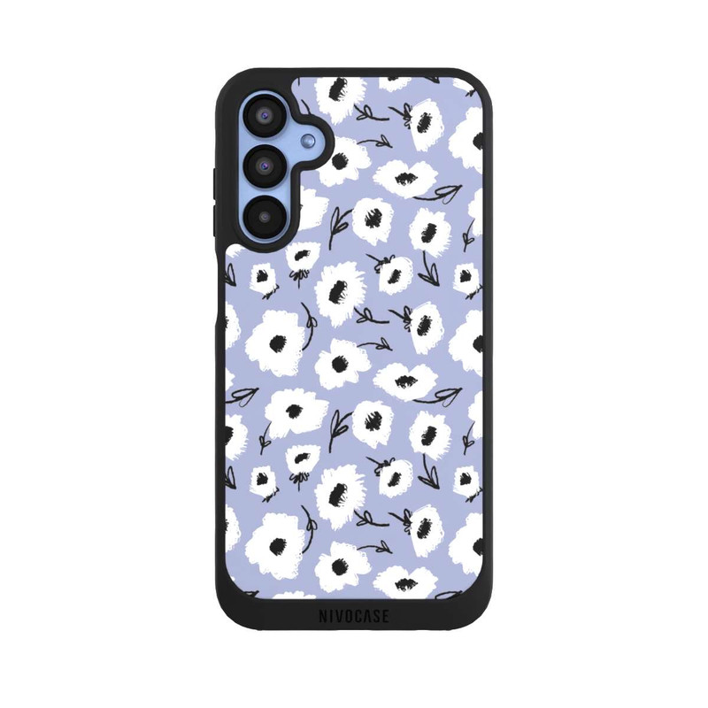 Galaxy A15 5G NIVOpure Blumenmuster Lila