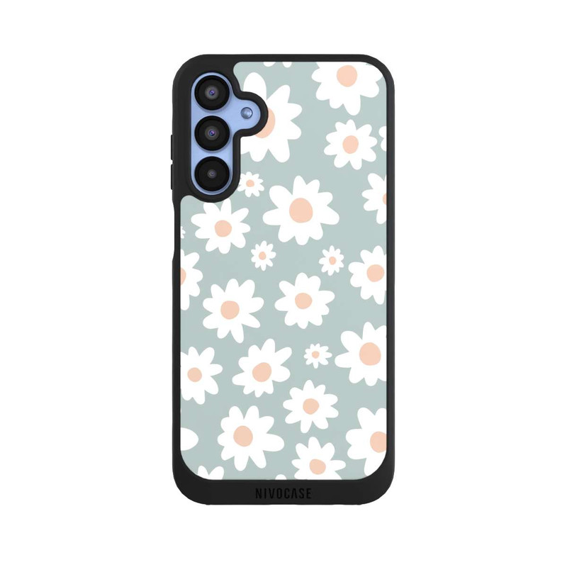 Galaxy A15 5G NIVOpure Daisy Flower Seamless Pattern Green