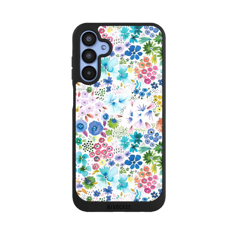 Galaxy A15 5G NIVOpure Petites Fleurs de Printemps Bleues