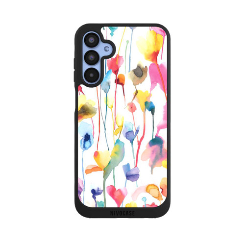 Samsung Galaxy A15 5G NIVOpure Aquarelle de Fleurs Colorées