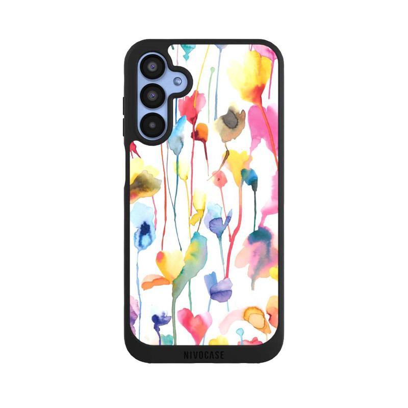 Galaxy A15 5G NIVOpure Aquarelle de Fleurs Colorées