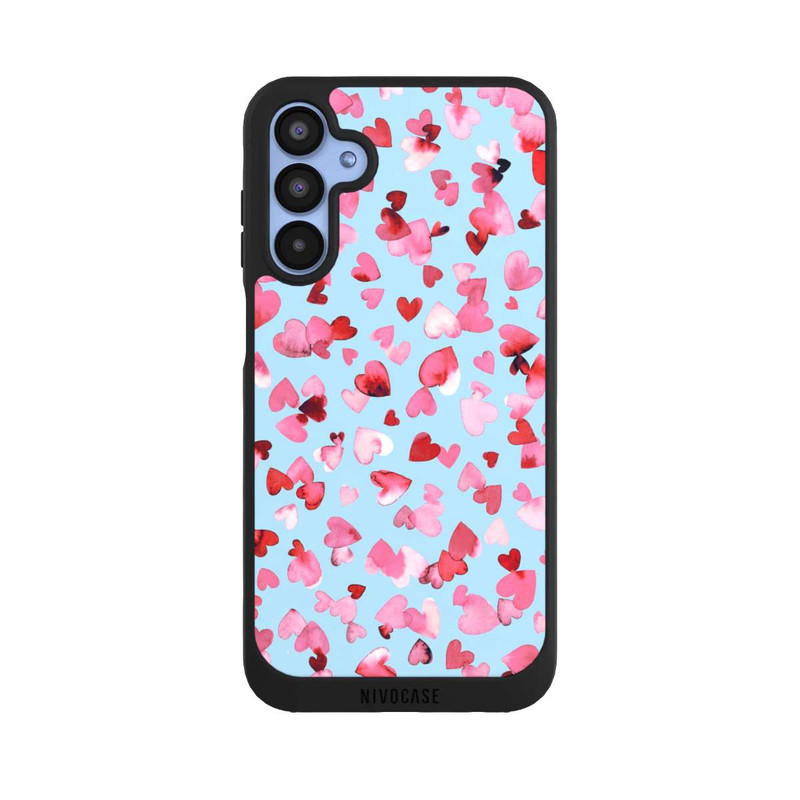 Galaxy A15 5G NIVOpure Valentinstagsherzen in rosa blau