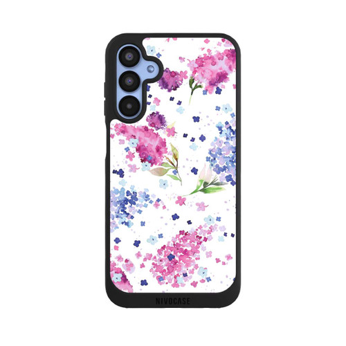 Samsung Galaxy A15 5G NIVOpure Hortensien Lila und Rosa Blumen