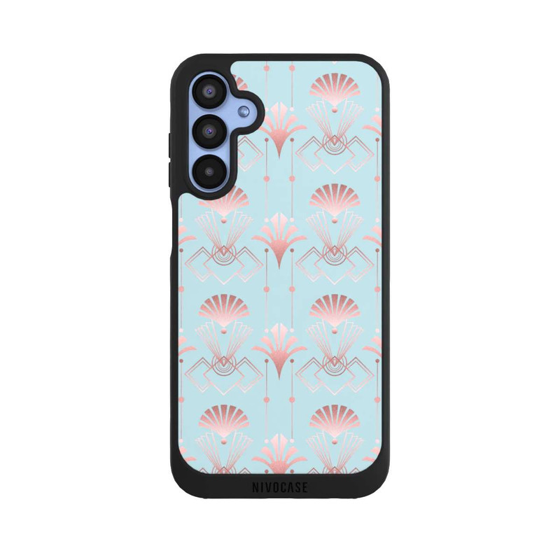 Galaxy A15 5G NIVOpure Art Deco Rose Gold Elegance Blue