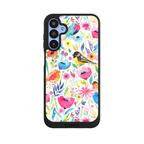 Samsung Galaxy A15 5G NIVOpure Wunderliche Vögel und Blumen