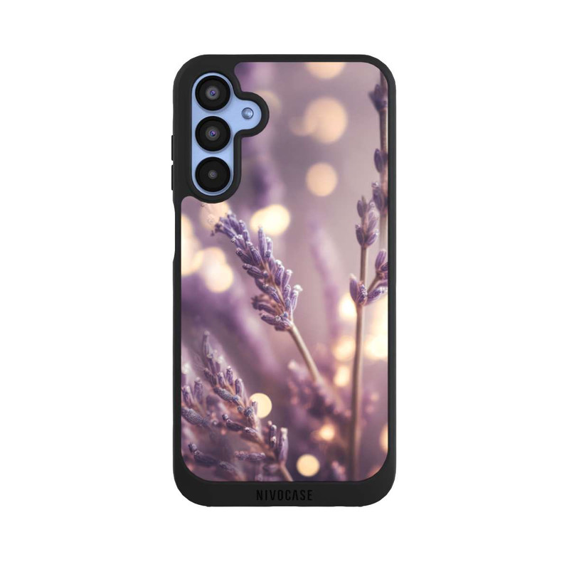Galaxy A15 5G NIVOpure Lavender Close Up with AI
