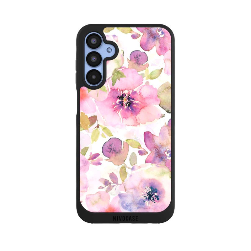 Galaxy A15 5G NIVOpure Pink Flowers Wallpaper