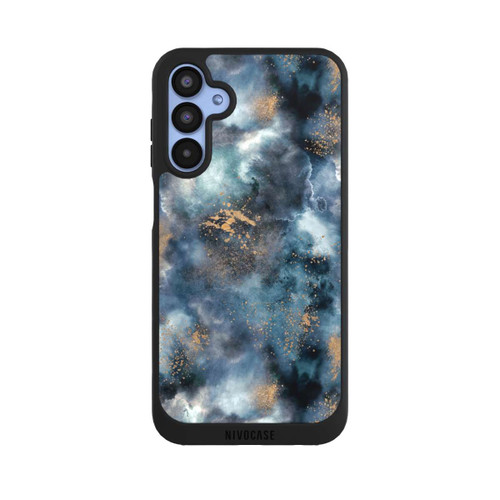 Samsung Galaxy A15 5G NIVOpure Smoky Marble Watercolor Navy