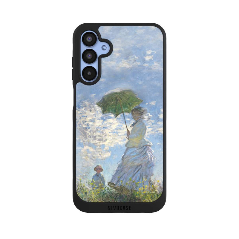 Galaxy A15 5G NIVOpure Frau mit Sonnenschirm - Monet