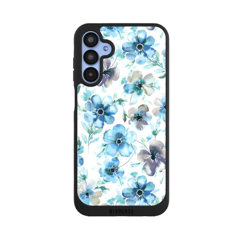 Samsung Galaxy A15 5G NIVOpure Blaues Blumenmuster Trendy