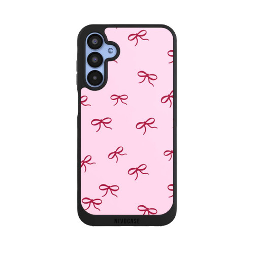 Samsung Galaxy A15 5G NIVOpure Schleifen Muster Rot Pink