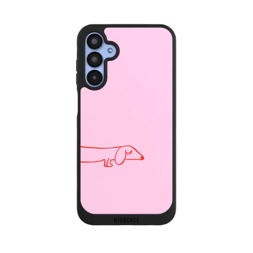 Samsung Galaxy A15 5G NIVOpure Dachshund Illustration Pink