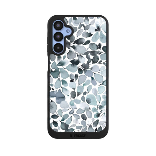 Samsung Galaxy A15 5G NIVOpure Eukalyptus Aquarell Blätter Grau