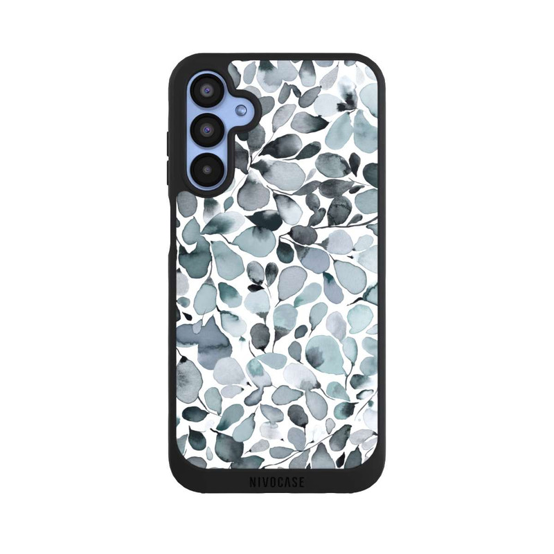 Galaxy A15 5G NIVOpure Eucalyptus Watercolor Leaves Grey