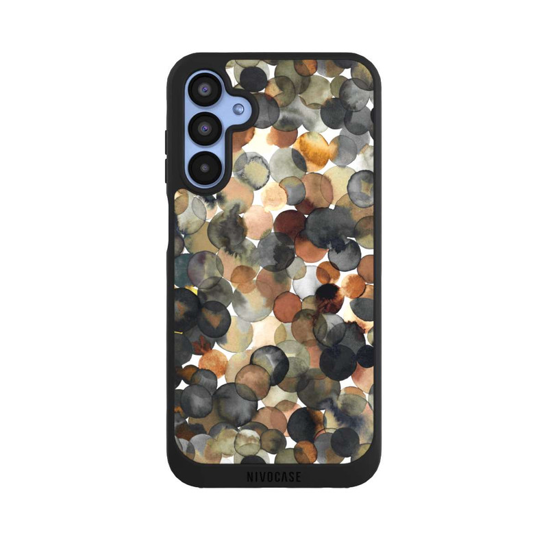 Galaxy A15 5G NIVOpure Watercolor Dots Brown Pattern