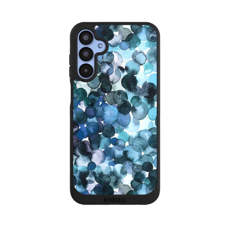 Galaxy A15 5G NIVOpure Watercolor Dots Blue Pattern