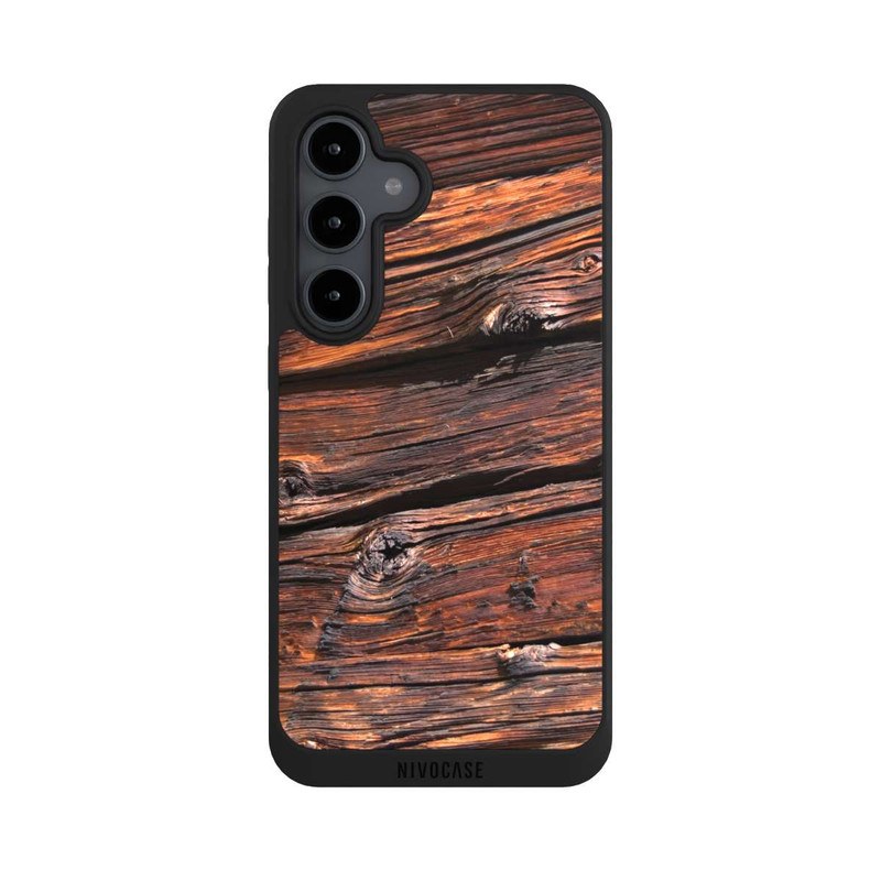 Galaxy S24 FE NIVOpure Effritement Planche en Bois