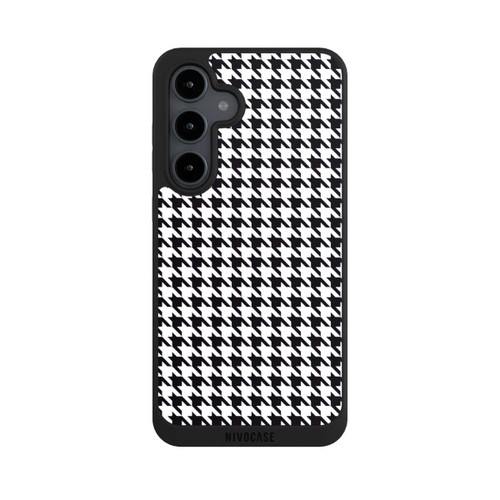 Samsung Galaxy S24 FE 5G NIVOpure Houndstooth black-white
