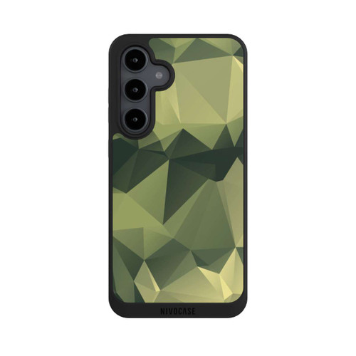 Samsung Galaxy S24 FE 5G NIVOpure Polygonales Camouflage