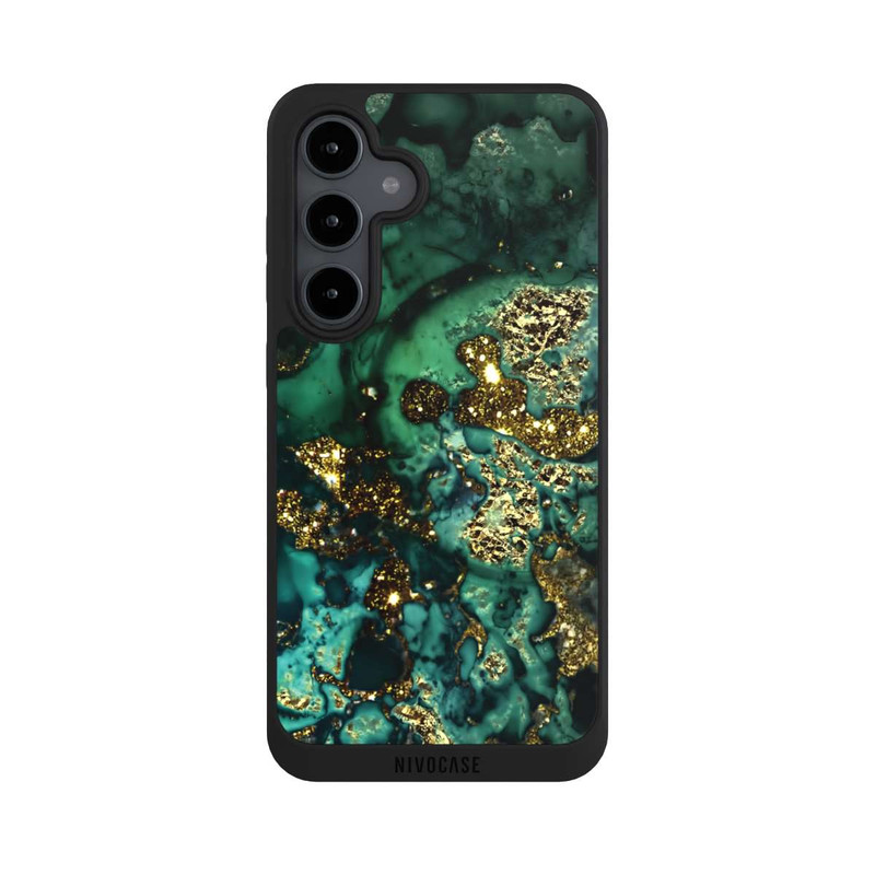 Galaxy S24 FE NIVOpure Marbre Cyan Scintillant