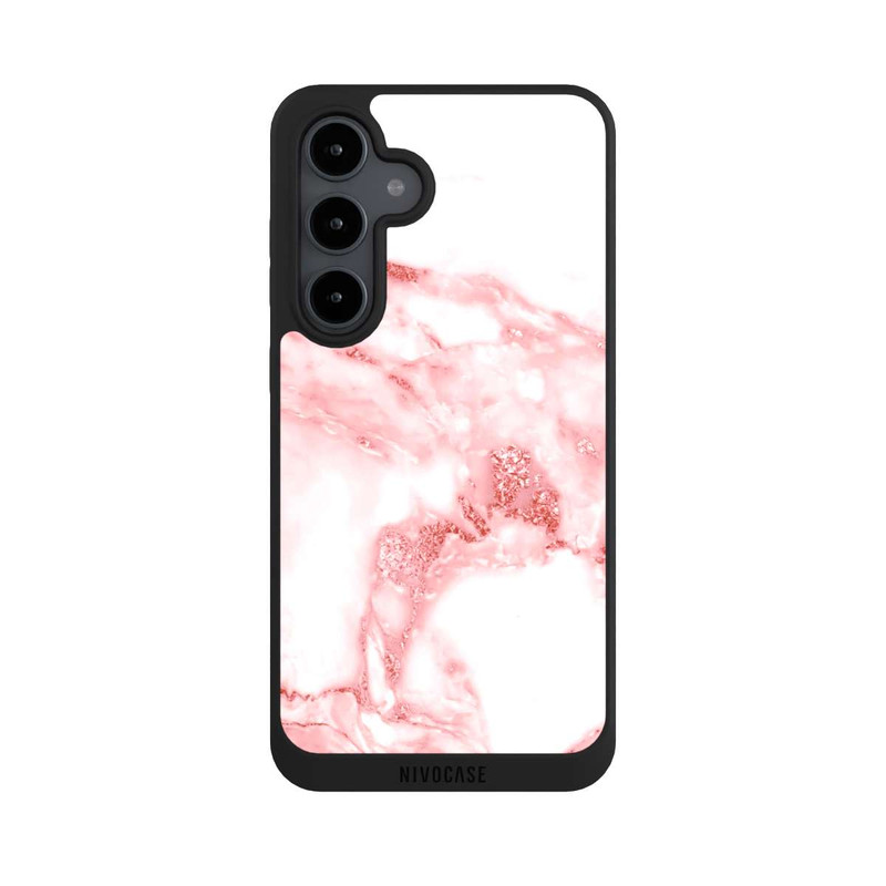 Galaxy S24 FE NIVOpure Marmor rosa und weiß