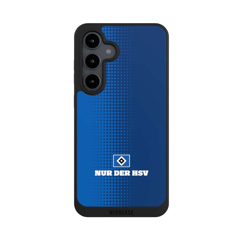 Galaxy S24 FE NIVOpure Nur der HSV - Trame de losange bleue
