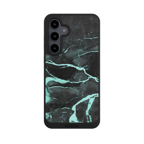 Samsung Galaxy S24 FE 5G NIVOpure Gray and Blue Marble