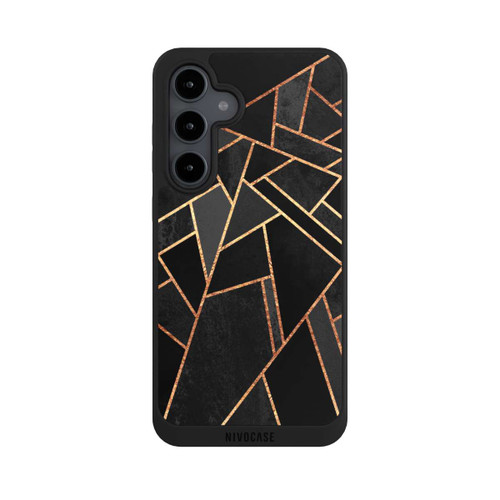 Samsung Galaxy S24 FE 5G NIVOpure Black Night Gold Print