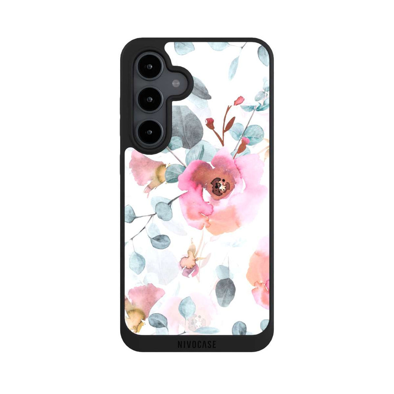 Galaxy S24 FE NIVOpure Papier Peint Fleur Aquarelle