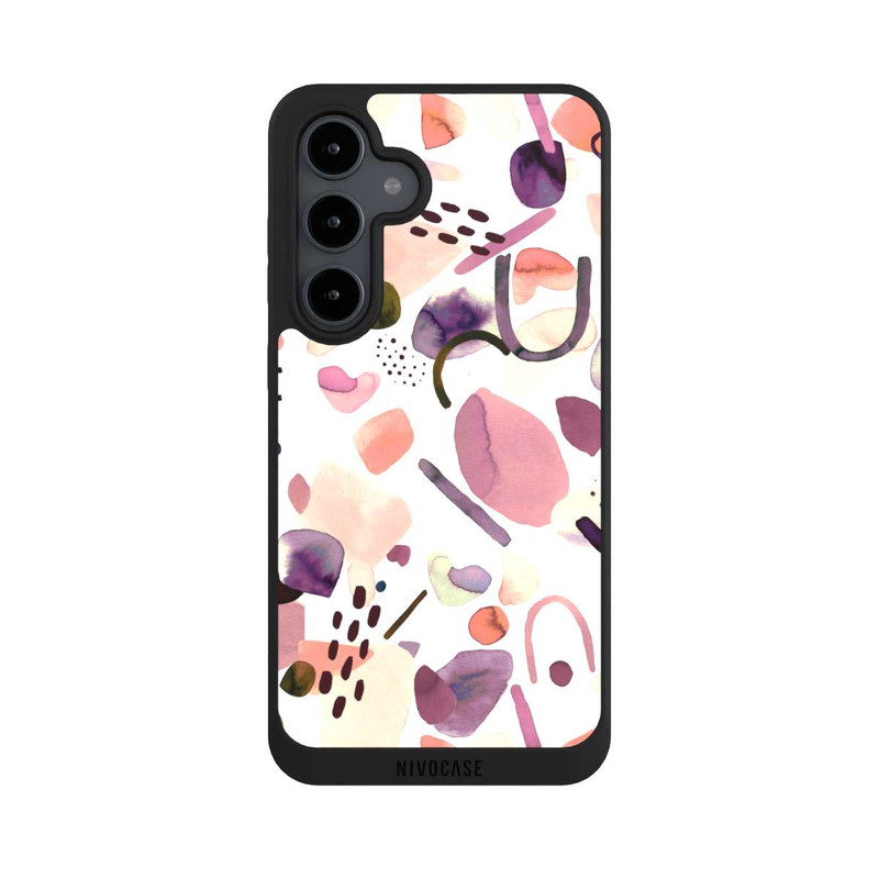 Galaxy S24 FE NIVOpure Watercolor Abstract Pieces Mauve