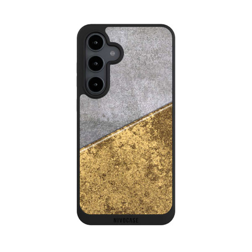 Samsung Galaxy S24 FE 5G NIVOpure Concrete and Gold look