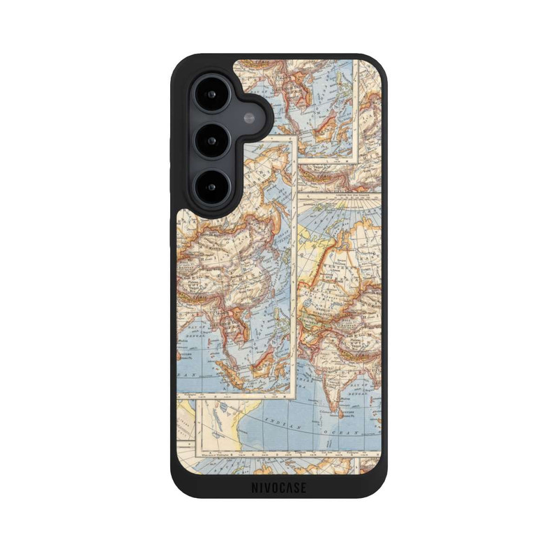 Galaxy S24 FE NIVOpure World Map Vintage