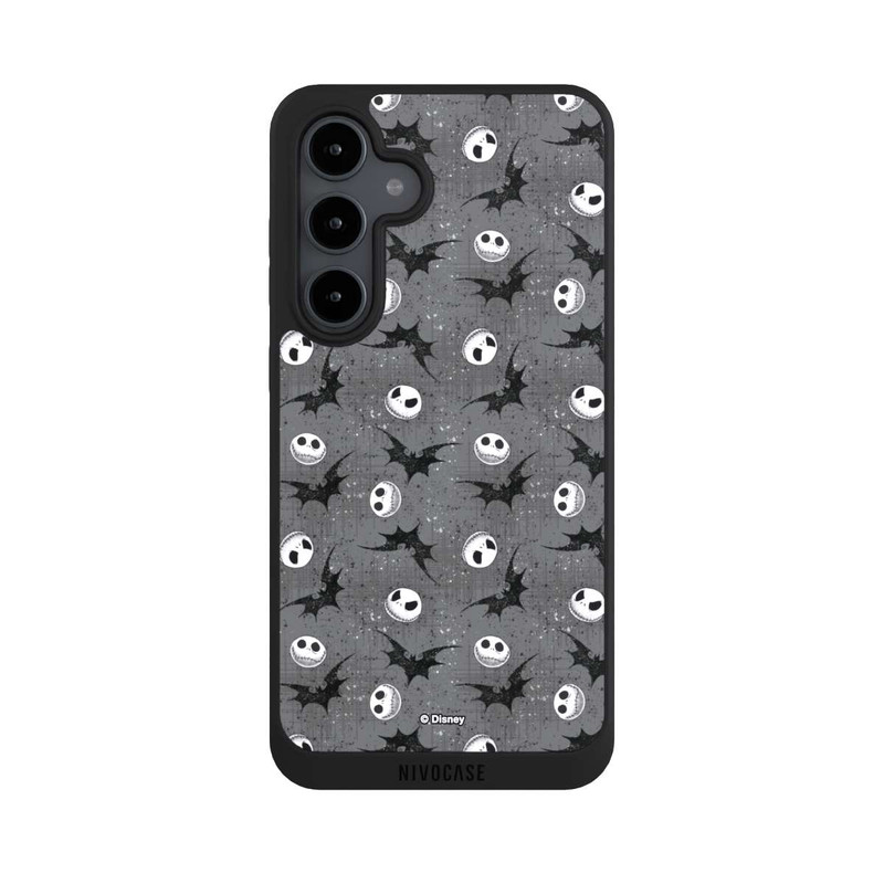 Galaxy S24 FE NIVOpure Jack Grey Pattern Tim Burtons Nightmare before Christmas