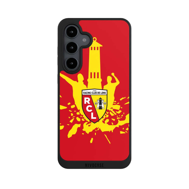 Galaxy S24 FE NIVOpure RC Lens Turm Gelb auf Rot