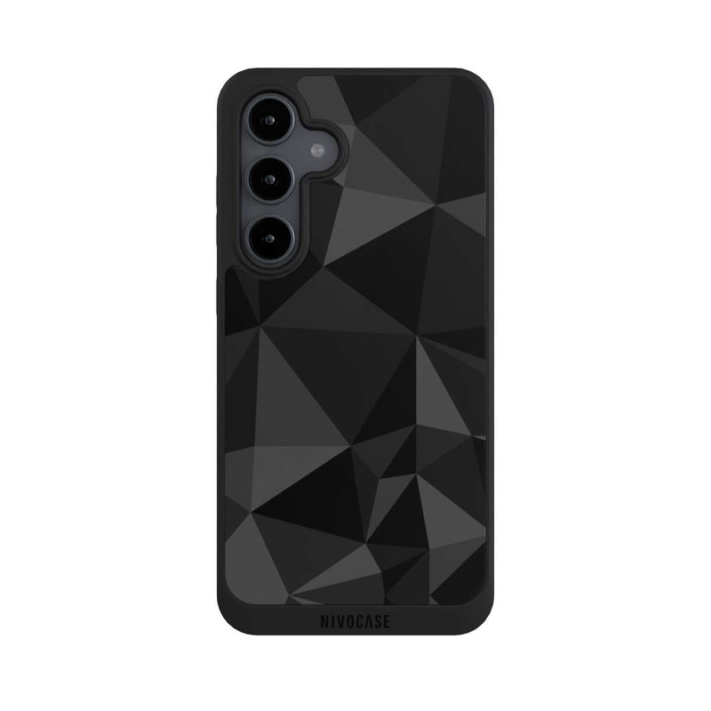 Galaxy S24 FE NIVOpure Motif Polygone Noir