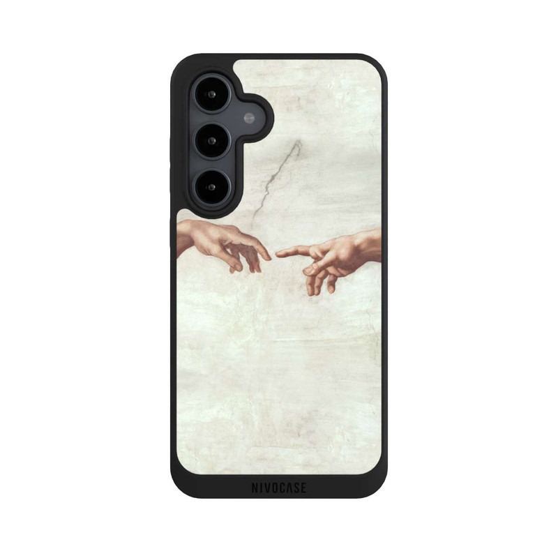 Galaxy S24 FE NIVOpure Die Hände von Gott und Adam von Michelangelo Buonarroti